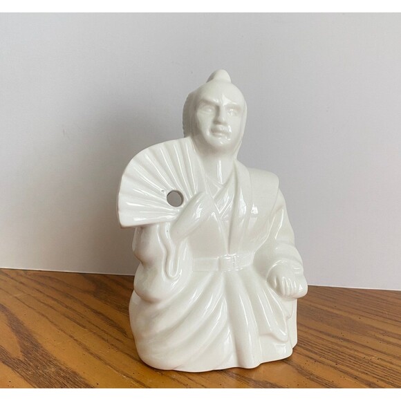 Vintage Orchids of Hawaii White Ceramic Tiki Mug Samurai Man/ Home Decor‎ - Picture 5 of 5